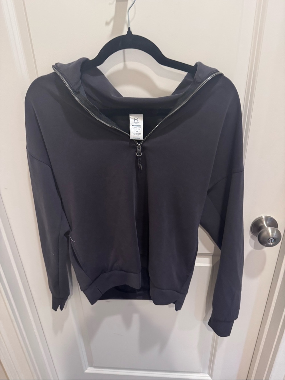 Matching set! Relaxed Zip-Front Hoodie - Charcoal and matching pants!